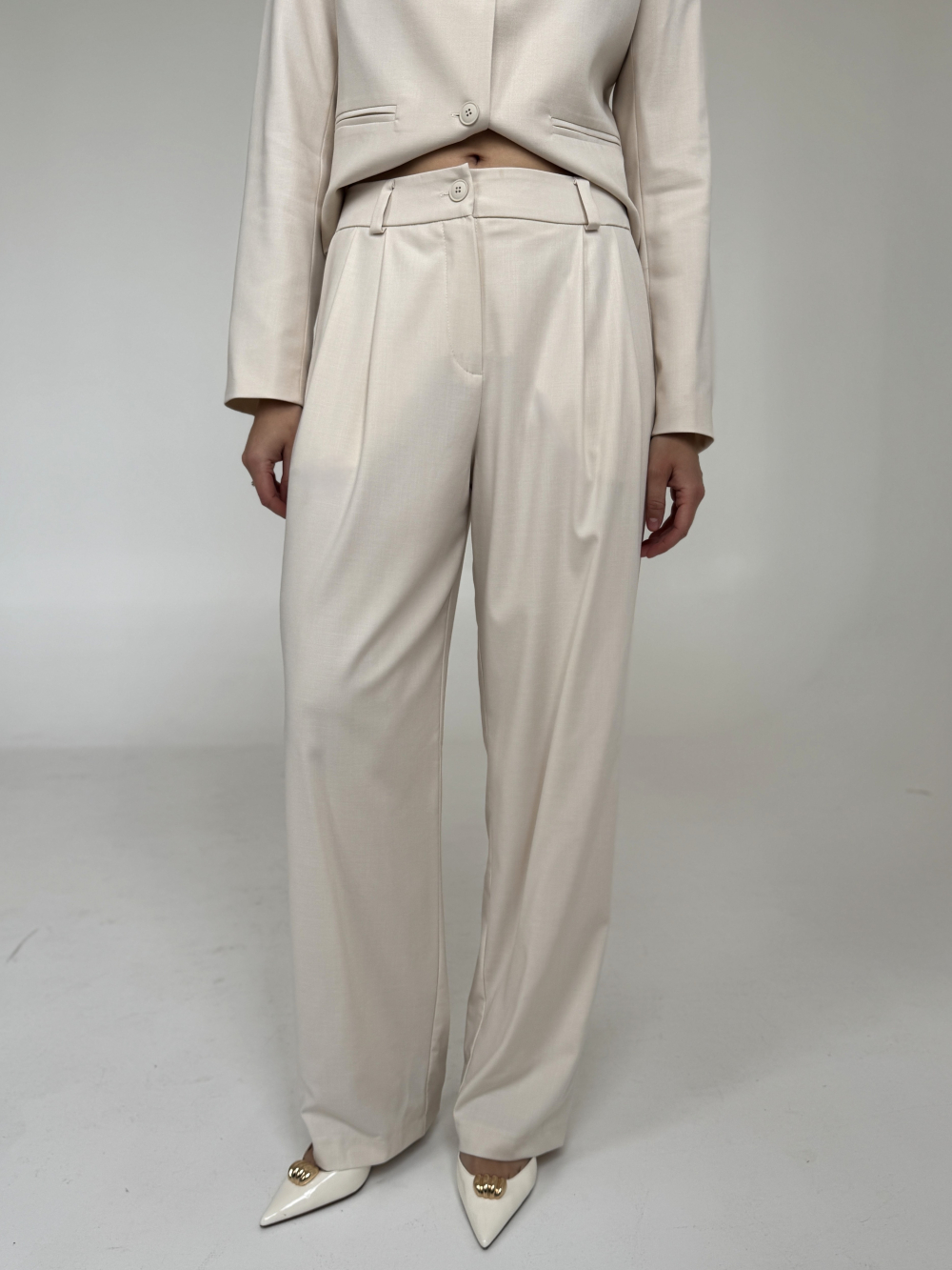 Spodnie Stella soft beige