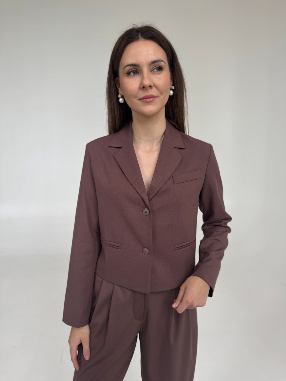 Marynarka Stella czekolada