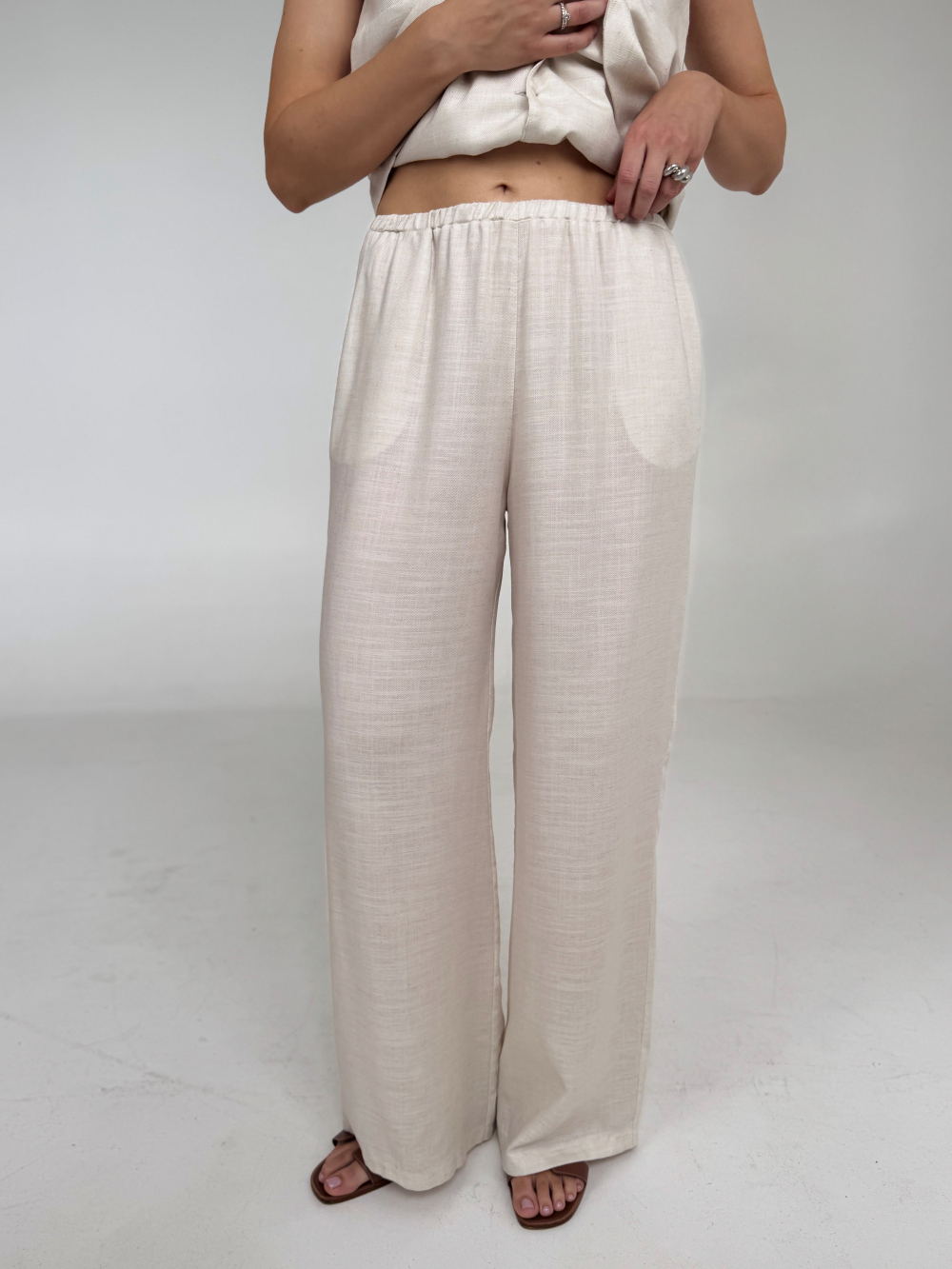 Spodnie Ivy taupe