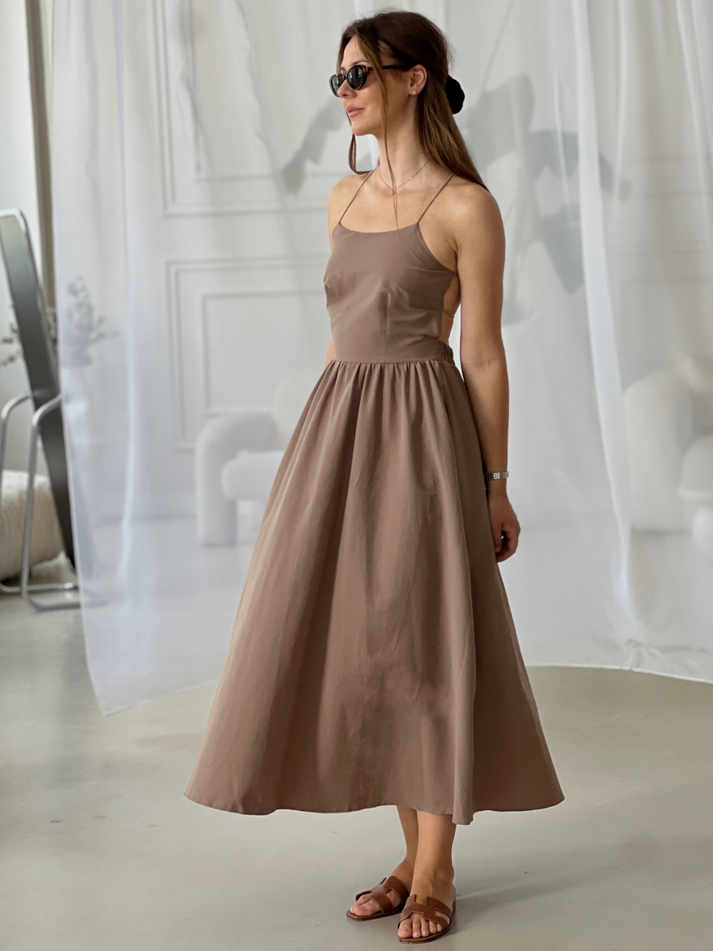 Sukienka Aurora mocha