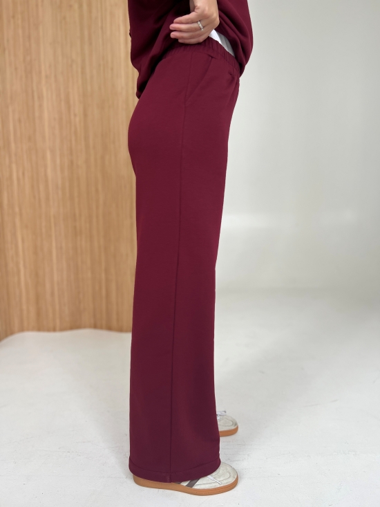 Spodnie Soft burgund