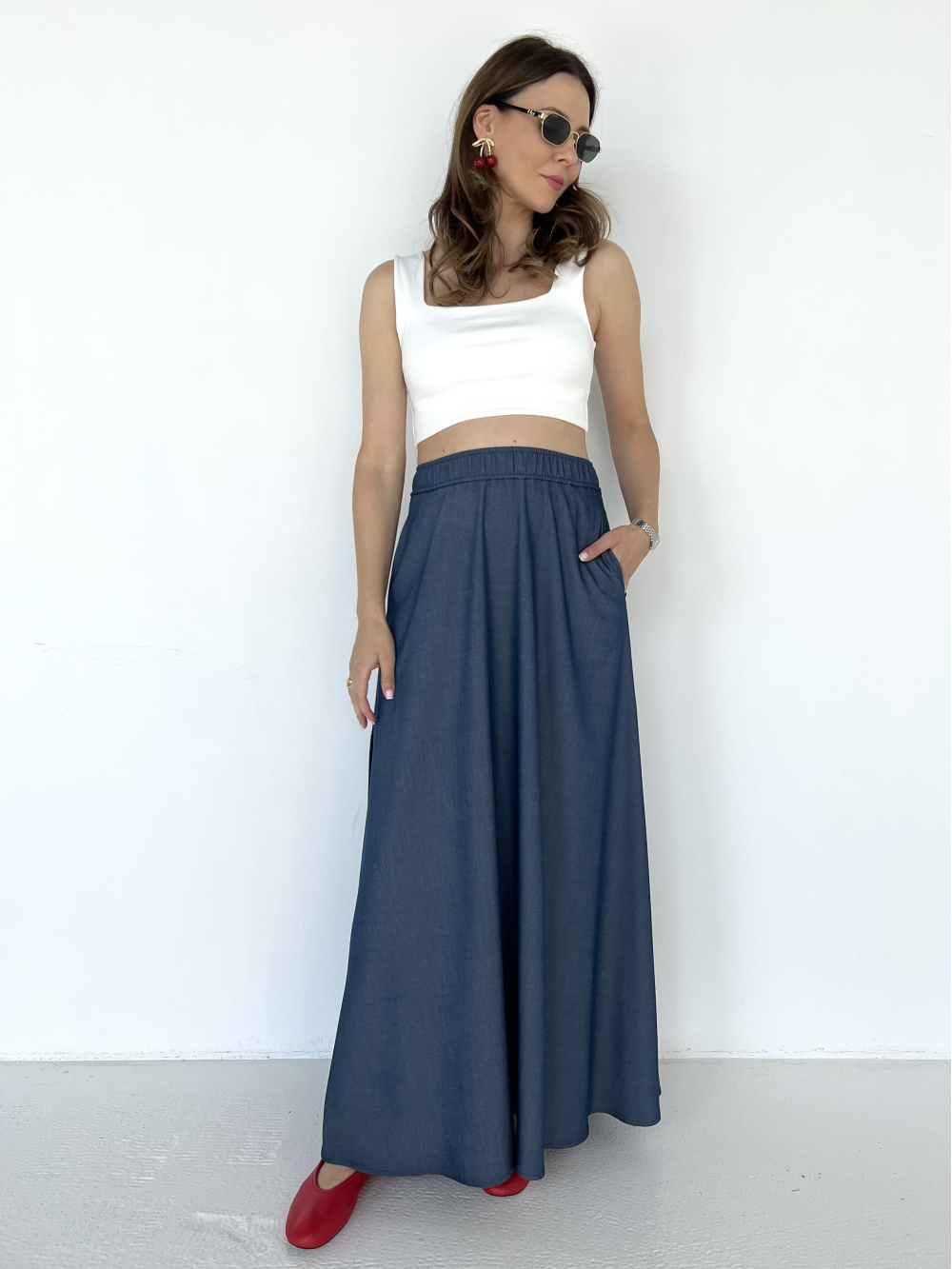 Spódnica Alex maxi jeans