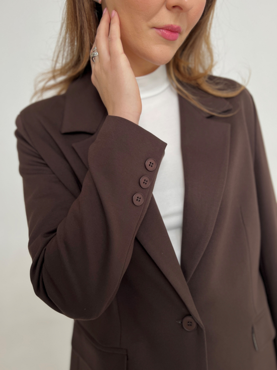 Marynarka Ava czekolada