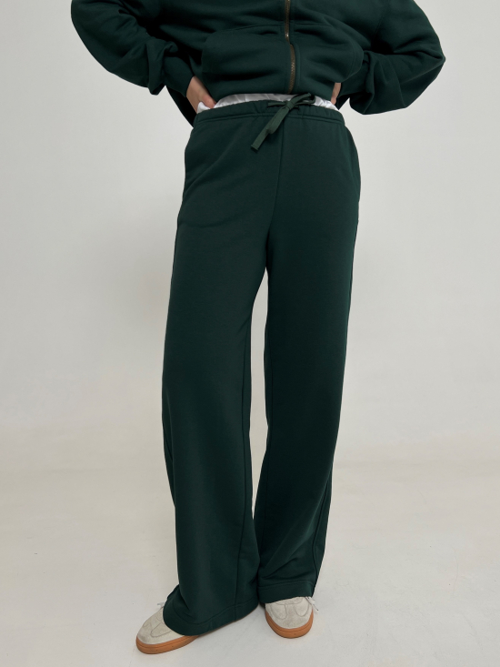 Spodnie Zoe butelkowa zieleń