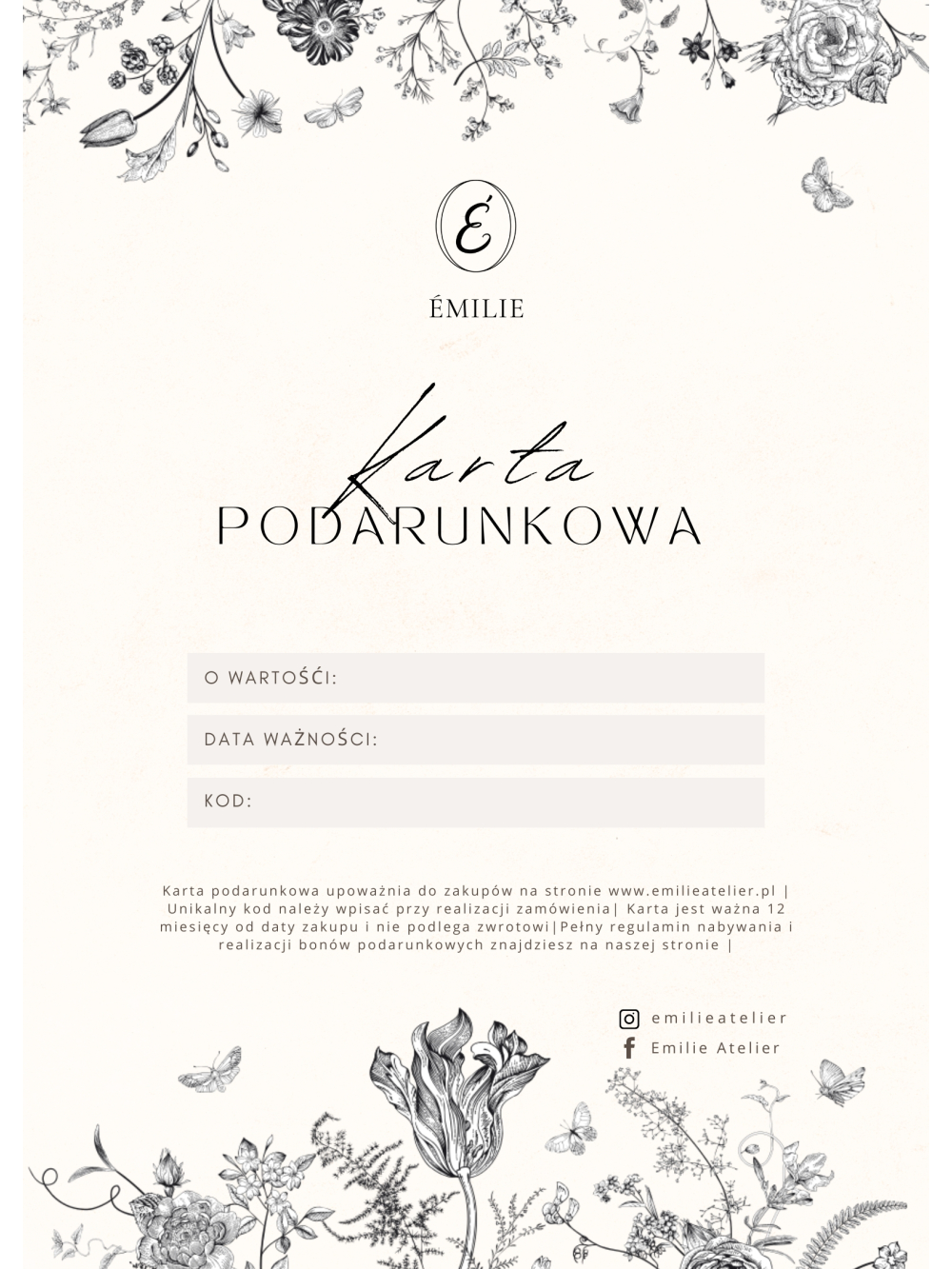 Bon podarunkowy