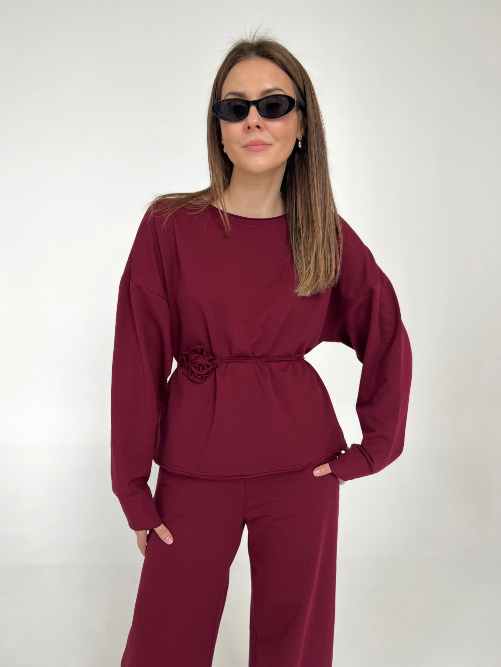 Bluza Gina burgund