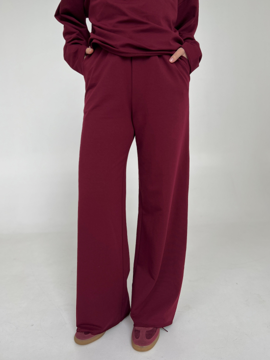 Spodnie Luna burgund