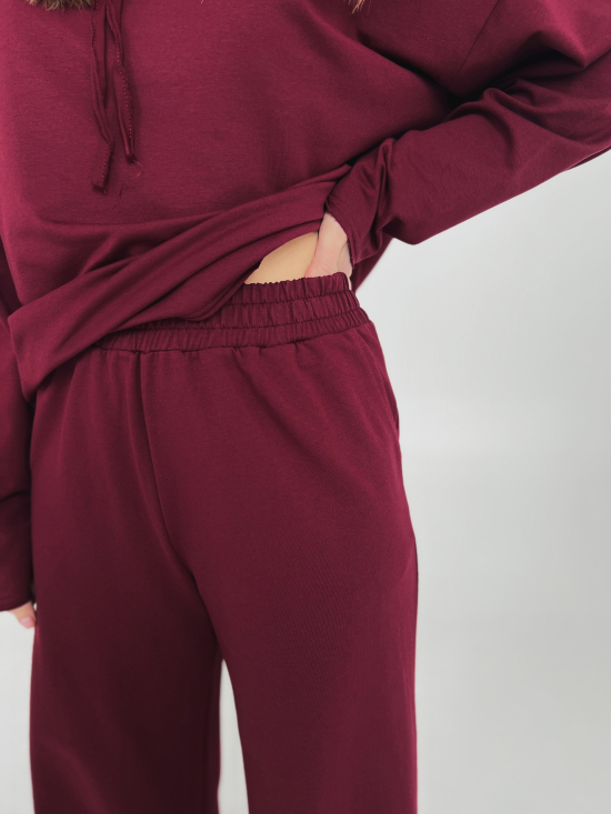 Spodnie Luna burgund