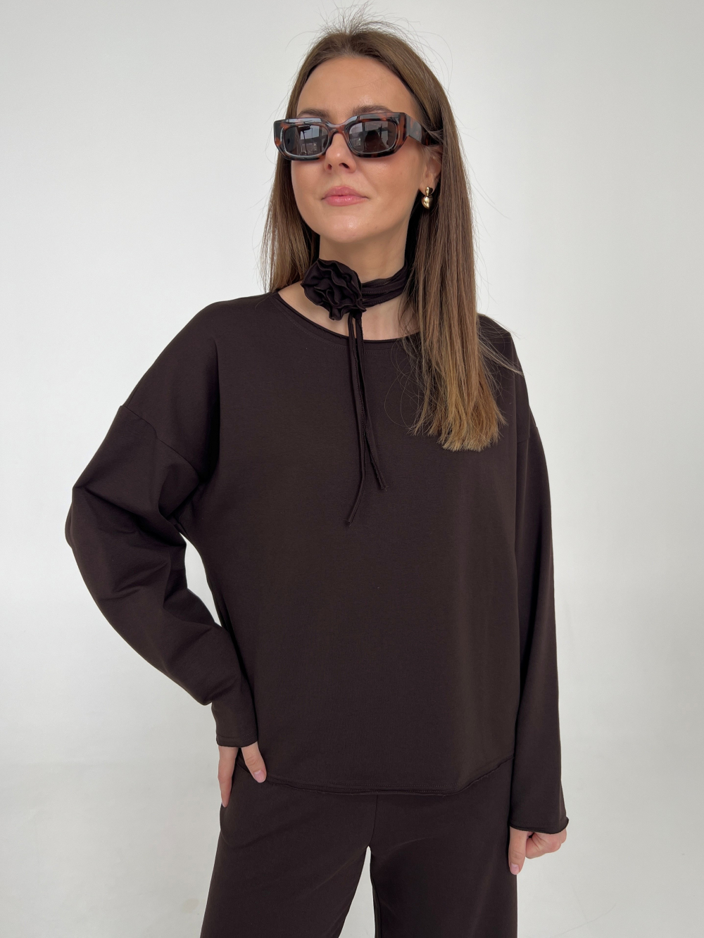 Bluza Gina czekolada