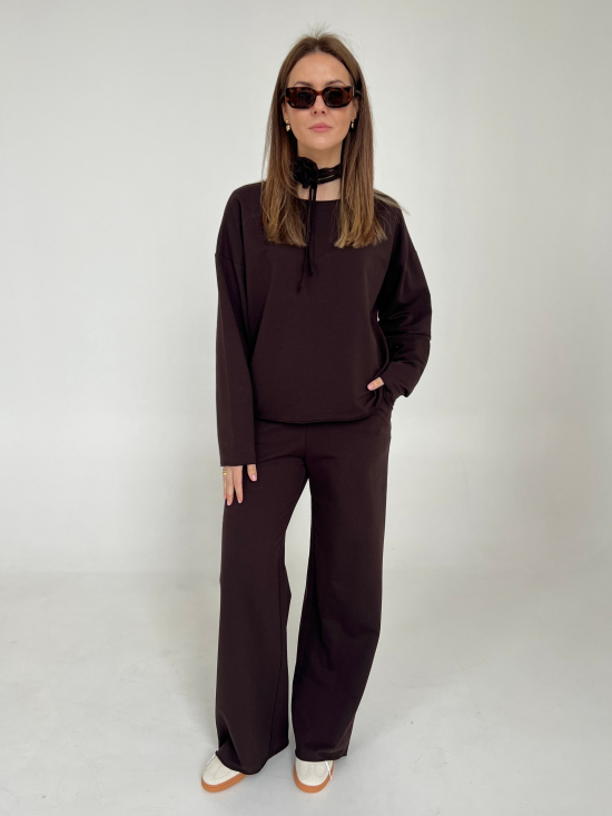 Spodnie Luna czekolada