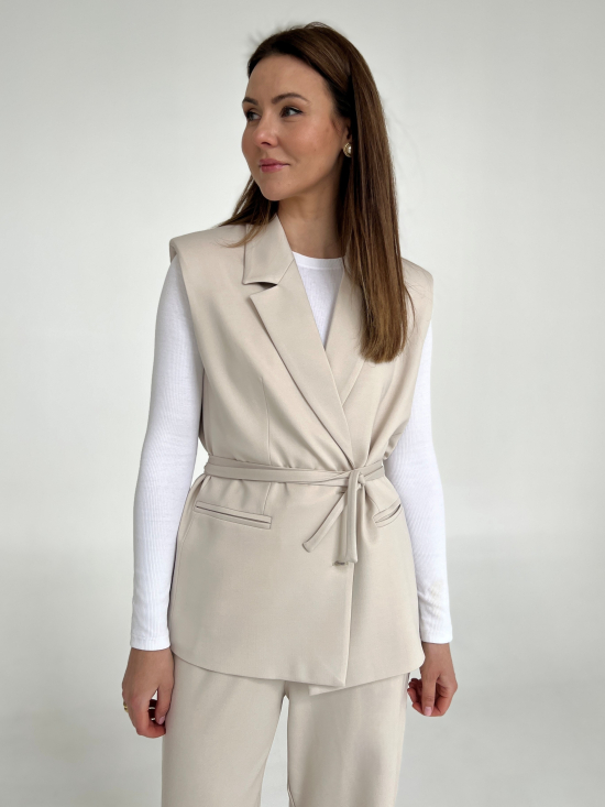 Kamizelka Bella beż