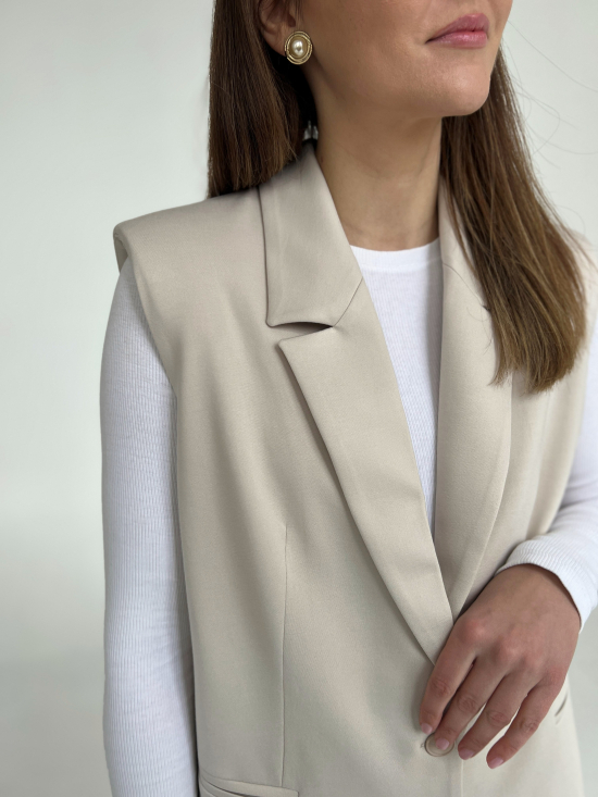 Kamizelka Bella beż