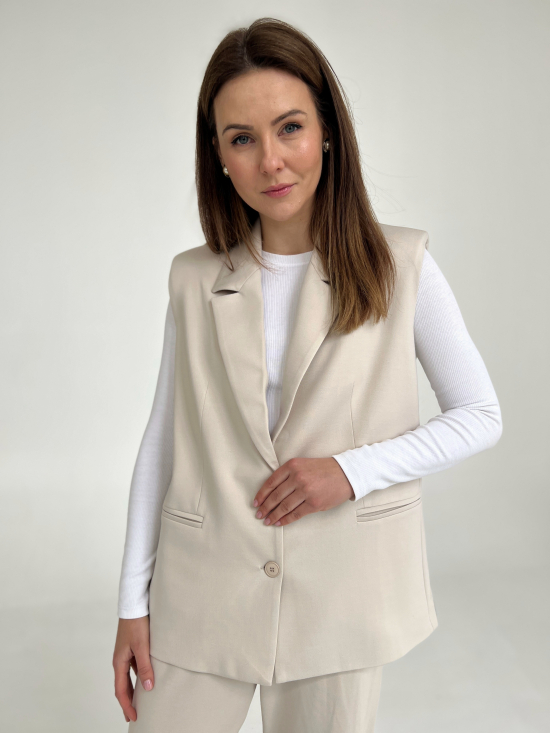 Kamizelka Bella beż