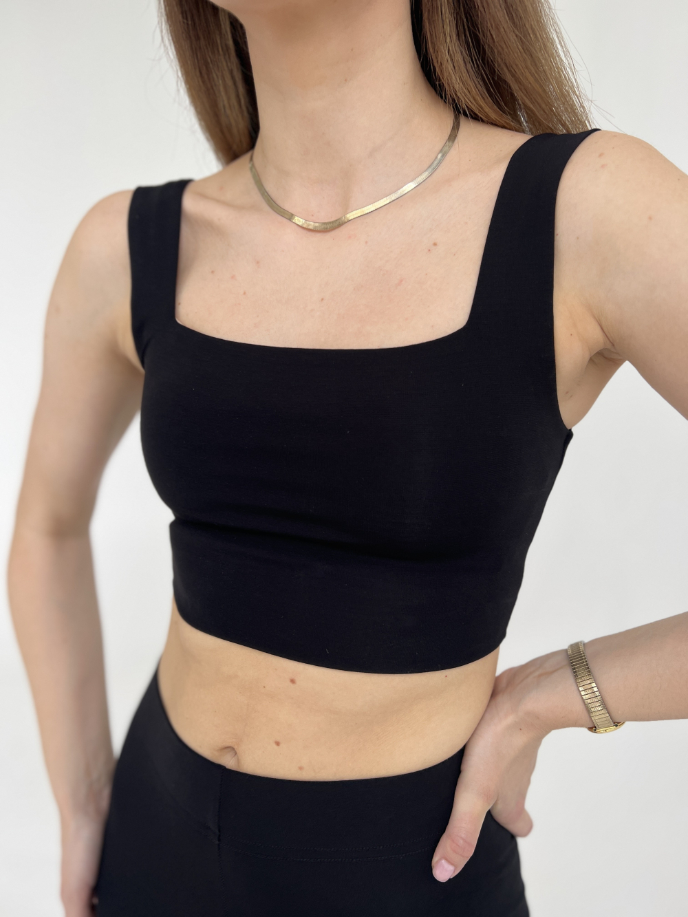 Top Greta czarny