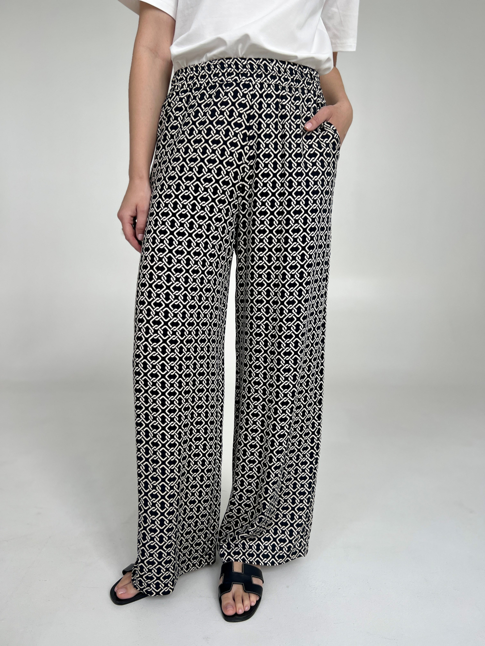 Spodnie Milano print