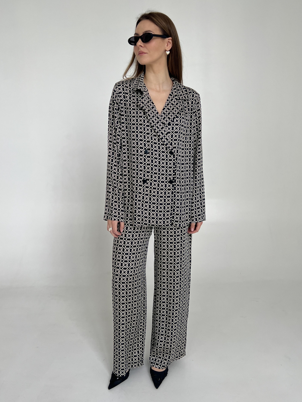 Spodnie Milano print