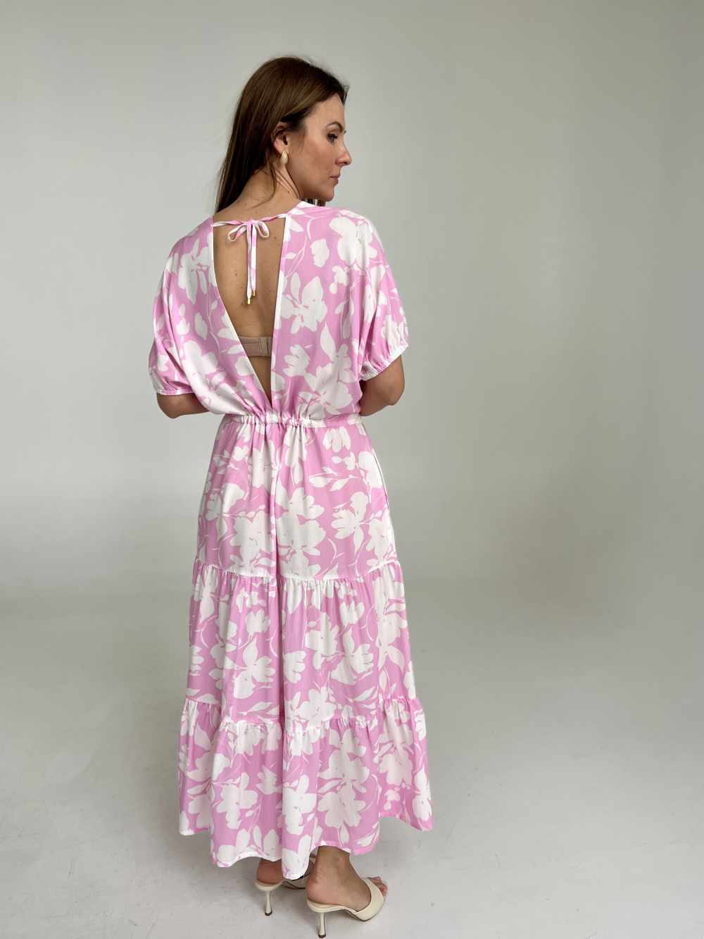 Sukienka Lili maxi pink