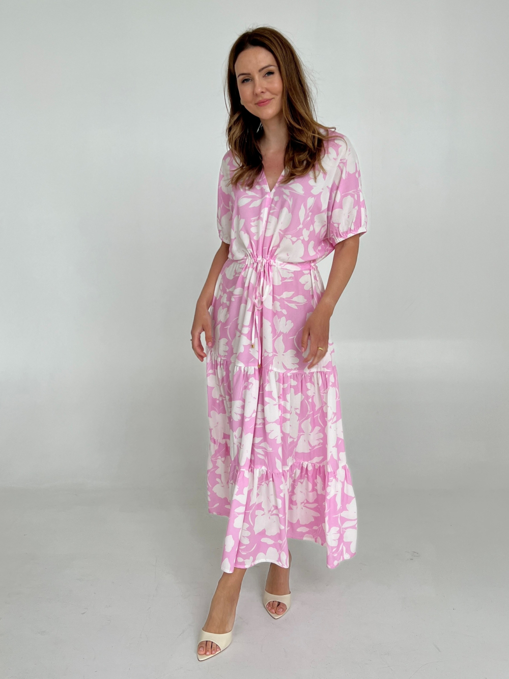 Sukienka Lili maxi pink