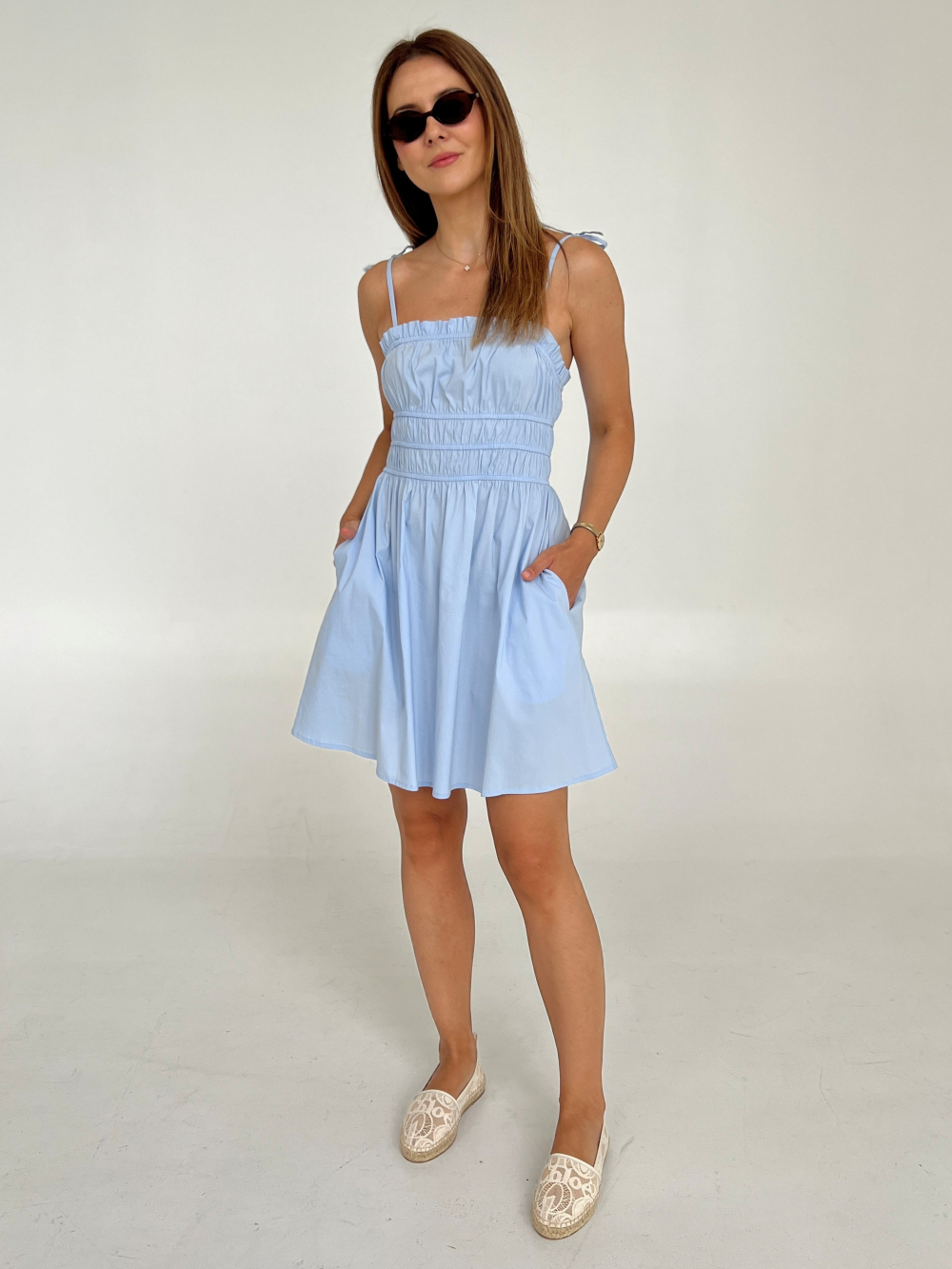 Sukienka Elia baby blue mini