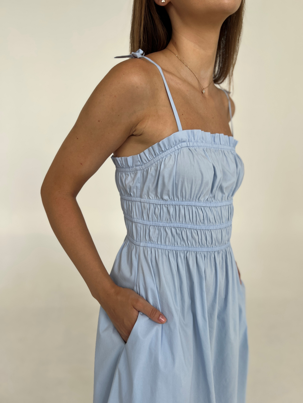 Sukienka Elia baby blue mini