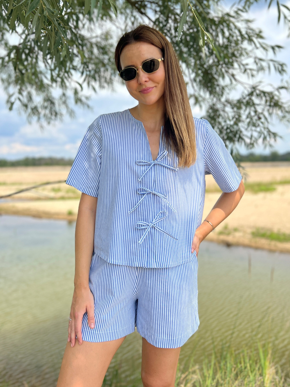 Koszula Lena blue